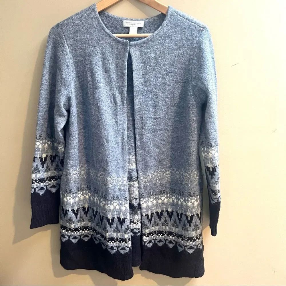Christopher Banks fair isle cardigan
